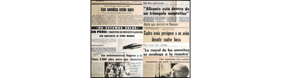 RECORTES DE PRENSA UFOLOGIA (Archivo C.I.M. Alicante)