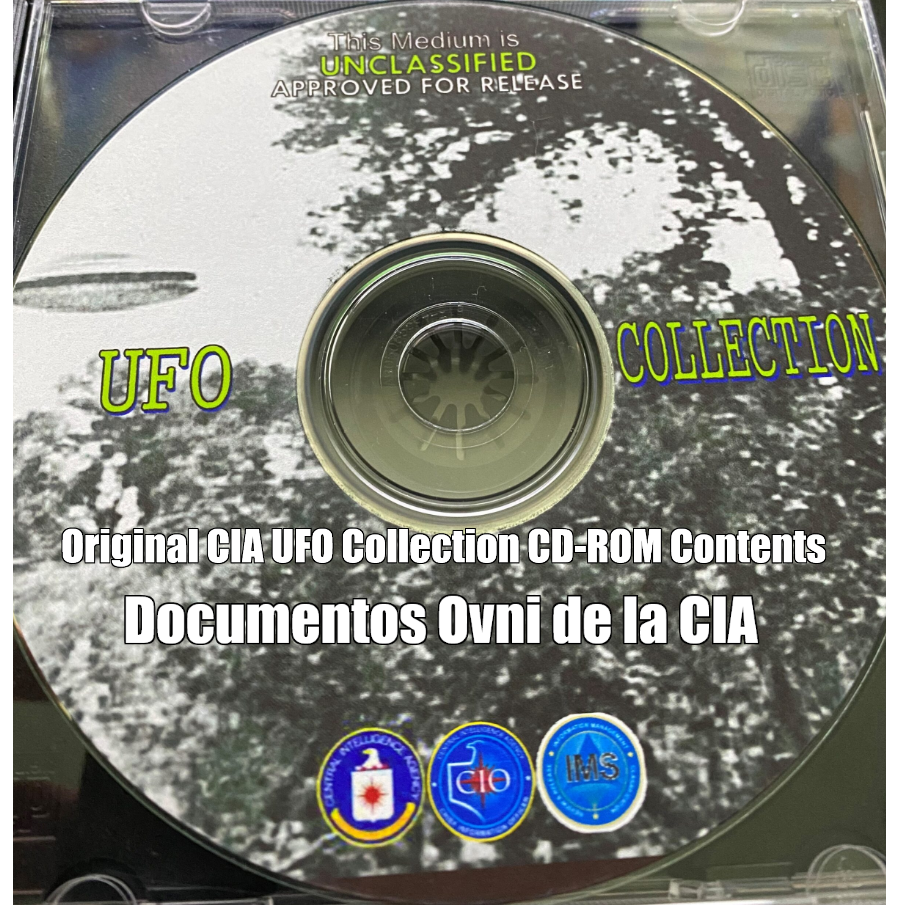 Original CIA UFO Collection CD-ROM Contents